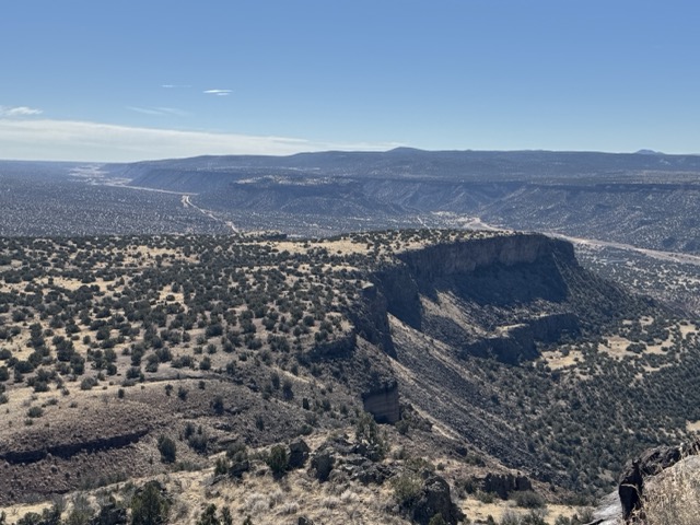View to the east from Otowi peak